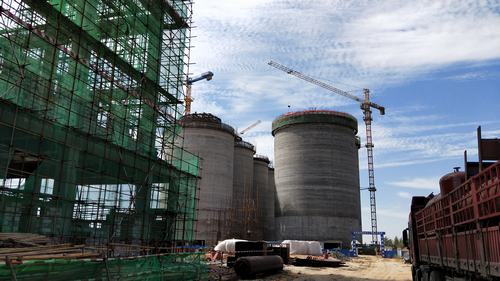 韩城分公司曹家滩末煤仓工程滑模施工顺利完成