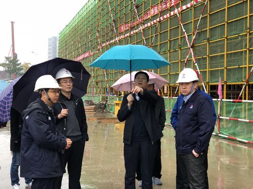 emc网页版登录技术研究院一行莅临天工公司土建十五部视察督导工作