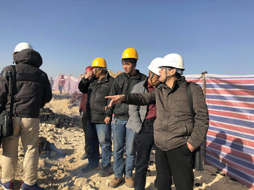 天工公司土建一部战天斗地施工酣 “双特百亿”冲在前