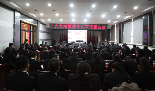 十九大精神进企业宣讲团emc网页版登录集团宣讲组走进建设集团