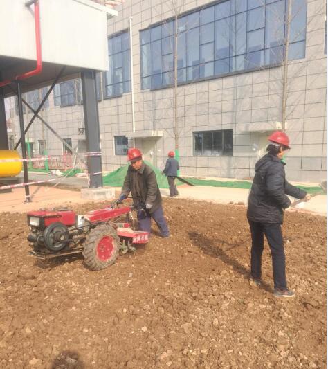 天冷心热施工忙 陕西绿宇长安新区热力公司项目加快进度