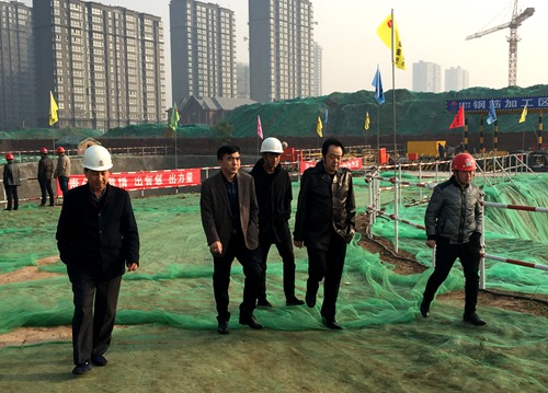 大秦置业公司提速推进蓝山水岸项目建设