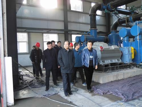 铜煤公司柴沟工地迎来铜川矿业公司党委书记、执行董事王蓬一行检查指导工作