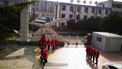 澄合分公司应急“护卫队”在操练