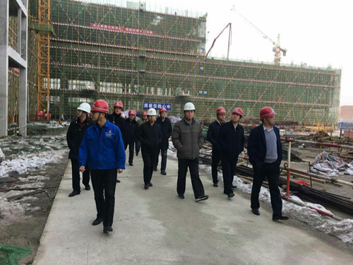 天工公司组织基层项目管理人员深入土建十五部emc网页版登录研究院工地开展对标交流