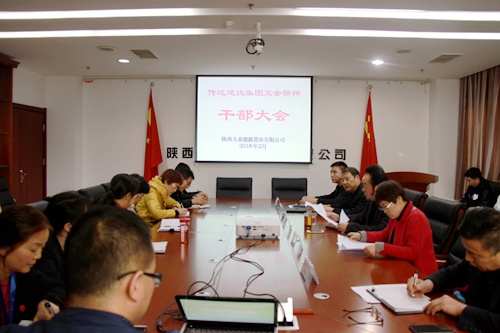 大秦置业公司:传达五会精神 凝聚发展动力