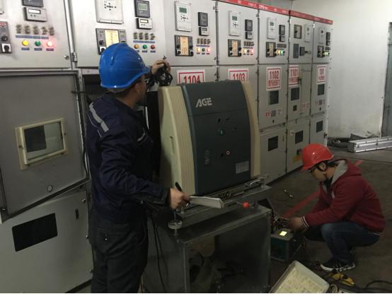 洗选煤运营公司柠条塔项目部开展春季供用电设备预防性试验