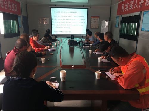 澄合分公司十五项目部双管齐下保安全