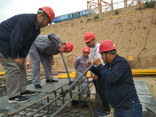 天工公司蒲城清洁能源项目部做好实测实量 严抓质量管理