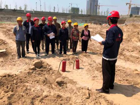 emc网页版登录建设地基分公司二项目部加强防火意识开展消防演练