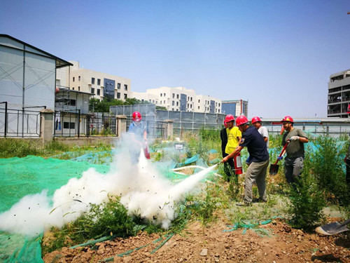 emc网页版登录建设天工公司各项目部应急演练火热开展