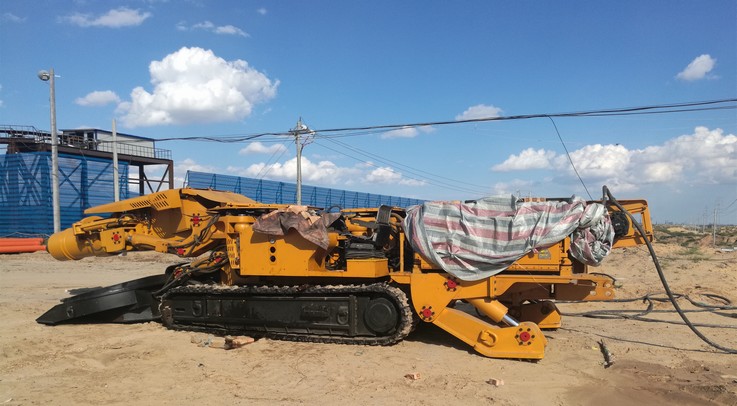 emc网页版登录建设矿建三公司曹家滩项目部为确保工期再添新设备