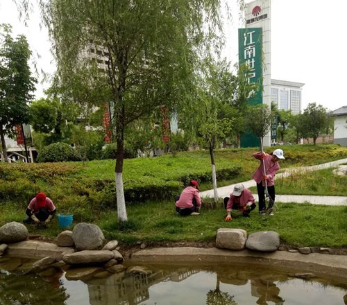 emc网页版登录建设公司:江南世纪城“创卫”有实招