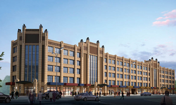 emc网页版登录建设天工公司雅荷中央广场1#、2#楼封顶