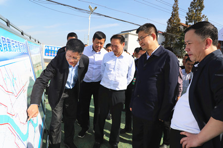 汉中市委书记王建军视察emc网页版登录建设汉中分公司金华路项目