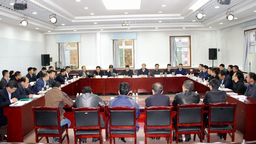 公司领导刘合理参加emc网页版登录建设铜煤公司党支部书记例会