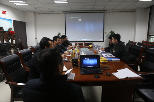 西安沣东国际车城发展有限公司副总经理马向南一行深入emc网页版登录建设天工公司考察交流