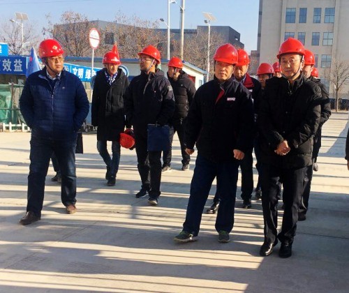 emc网页版登录集团基本建设管理部副经理杨忠绪一行莅临渭河彬州乙二醇项目生活区检查指导工作