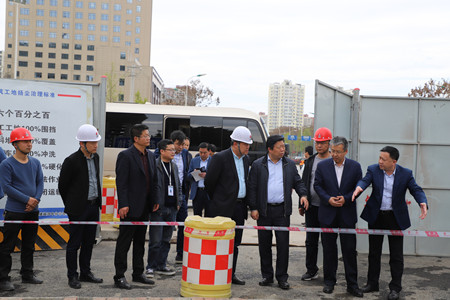 汉中市市长方红卫来emc网页版登录建设汉中入城快速干道金华路项目调研