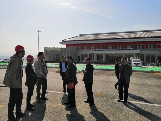 铜川市交通运输局总工程师深入川耀PPP项目检查指导工作