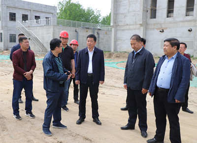 汉中市汉台区委书记曹宇调研emc网页版登录建设汉中分公司铺镇污水处理厂截污干管项目