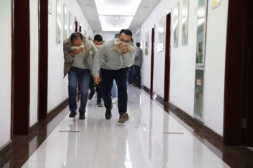 emc网页版登录建设洗选煤分公司开展消防火灾应急演练活动