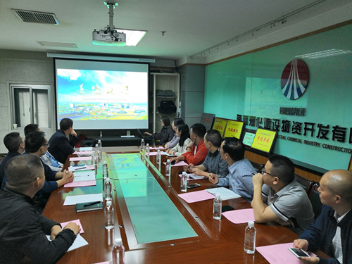 四川西南水泥有限公司成员企业到emc网页版登录建设物资公司走访调研