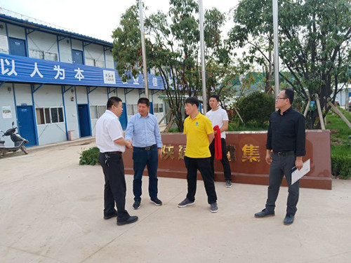 emc网页版登录建设物资公司同陕建八建集团洽谈新材料推广合作事宜