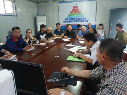 emc网页版登录建设韩城分公司五个产品仓滑模施工按期完成受嘉奖