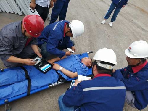 emc网页版登录建设韩城分公司各基层单位积极开展高空坠落事故应急救援演练活动
