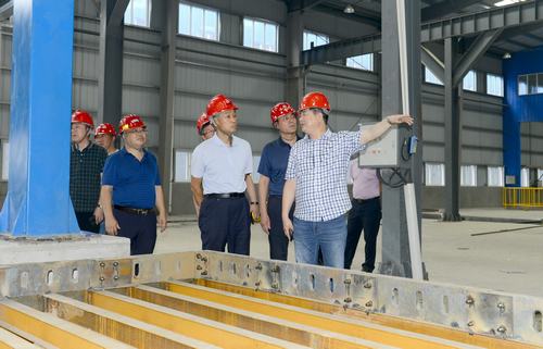 韩城矿业公司领导深入emc网页版登录建设韩城分公司施工现场检查指导工作