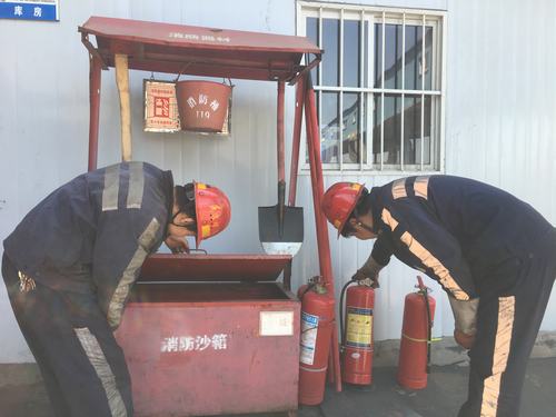 emc网页版登录建设洗选煤运营公司开展消防安全宣传活动