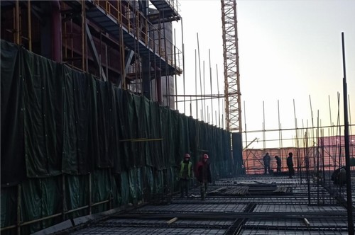 emc网页版登录建设铜川分公司第五项目部打好冬季施工攻坚战