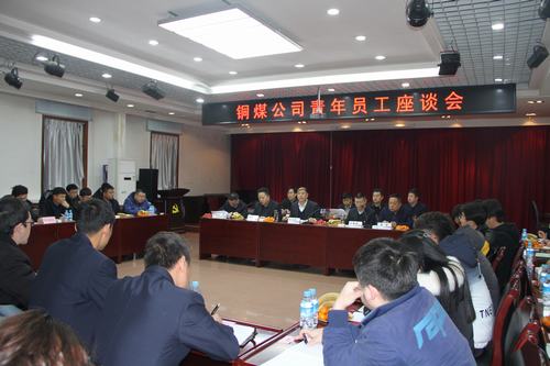 emc网页版登录建设铜煤公司组织召开青年员工成长成才座谈会