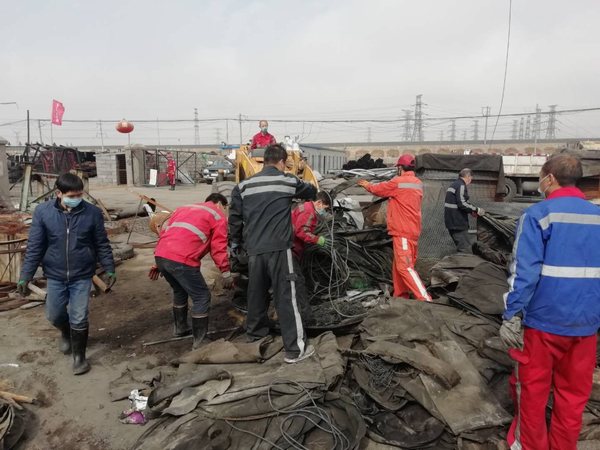 emc网页版登录建设掘进公司：曹家滩项目部开展大扫除助力爱国卫生月