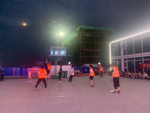 emc网页版登录建设铜煤公司第十六项目部举办“团结进取赛风采，青春飞扬再出发”友谊篮球赛