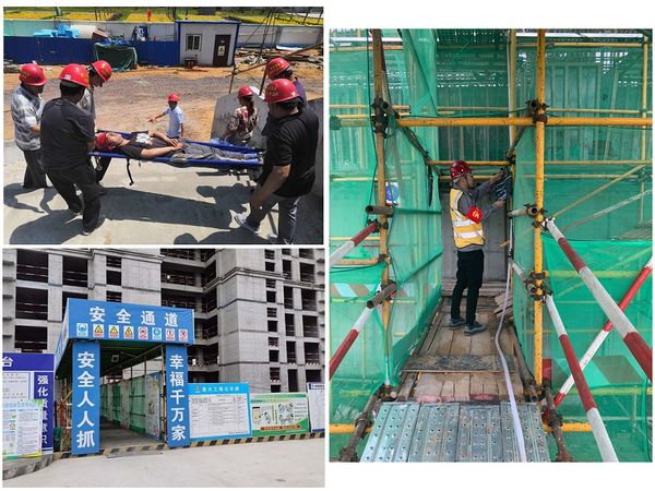 emc网页版登录建设天工公司施工前沿“降温+防汛”保驾护航安全生产