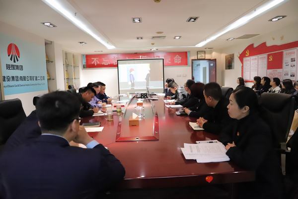 emc网页版登录建设矿建二公司机关党支部召开主题党日活动