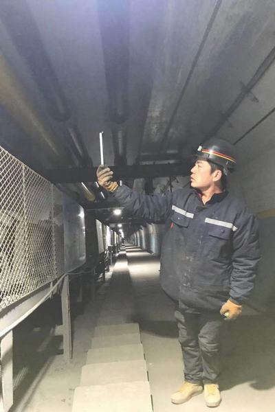 emc网页版登录建设矿建二公司车村项目部主副井供暖系统形成