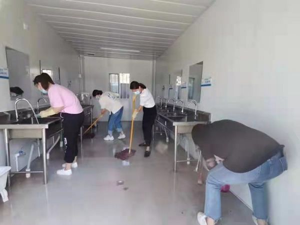 emc网页版登录建设天工公司渭阳佳苑项目部义务劳动彰显女工风采