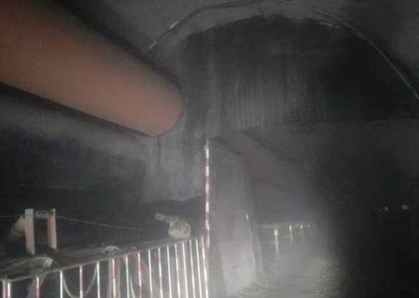 emc网页版登录建设矿建二公司第二项目部自制粉尘处理装置改善井下施工环境