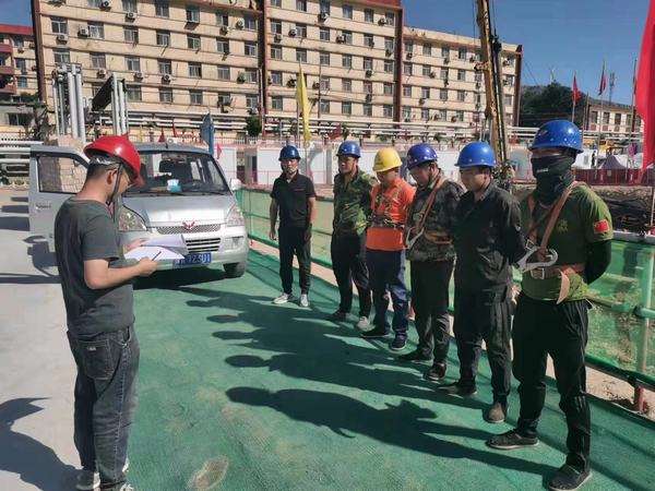 emc网页版登录建设韩城分公司土建六项目部：战高温 斗酷暑 建设项目不停步