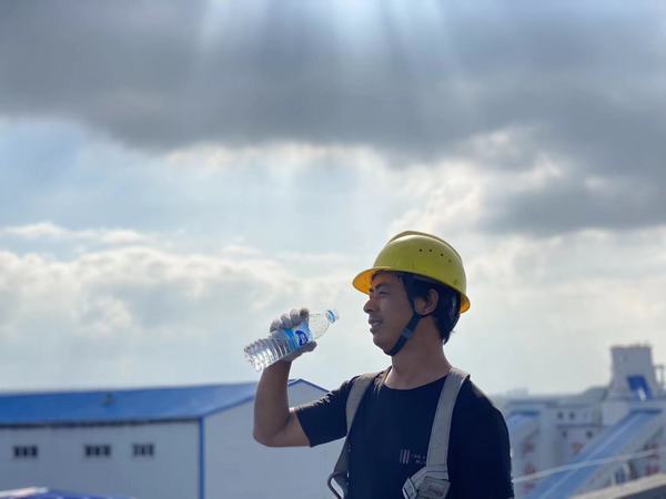 emc网页版登录建设韩城分公司土建五项目部：不畏骄阳 全力冲刺 项目建设“火热”进行中