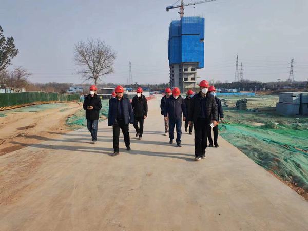 emc网页版登录建设韩城分公司：铆足干劲弄春潮 项目建设施工忙