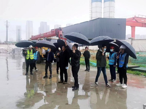 中电科西北公司董事孙亭一行莅临emc网页版登录建设渭南分公司北斗星基建设项目检查指导工作