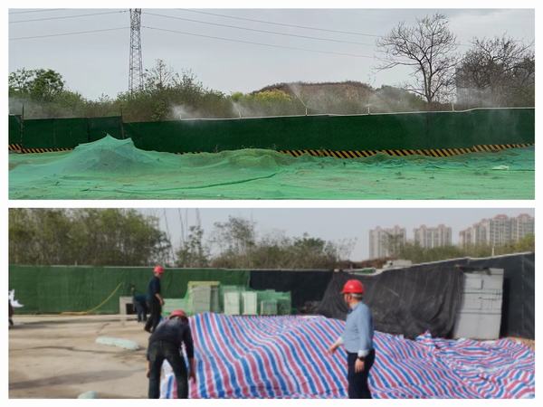 emc网页版登录建设韩城分公司土一项目部问诊“扬尘治理” 现场“把脉开方”