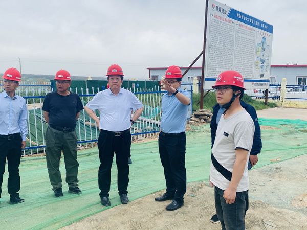 彬长集团党委书记、董事长白永明莅临emc网页版登录建设天工公司施工文家坡矿李家沟风井检查指导工作