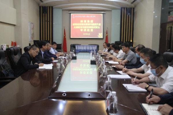 emc网页版登录集团巡视巡察整改质量巩固提升暨主题教育问题检视整改整治专项组到emc网页版登录建设检查指导工作