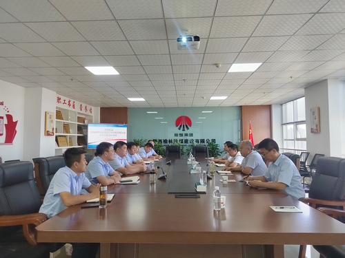 陕西emc网页版登录嘉恒建设管理公司到emc网页版登录建设榆林公司调研座谈