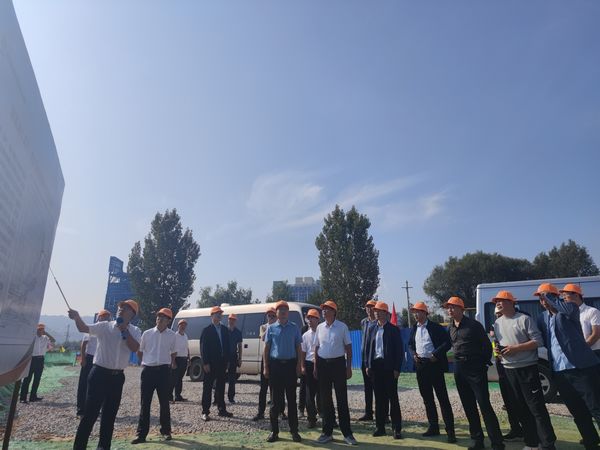 emc网页版登录建设天工公司胡家河（孟村）煤矿铁路专用线改扩建项目迎来观摩团一行现场交流学习
